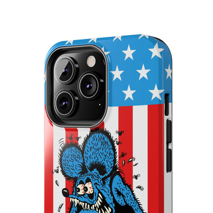 Red, White and Fink - Tough Phone Case