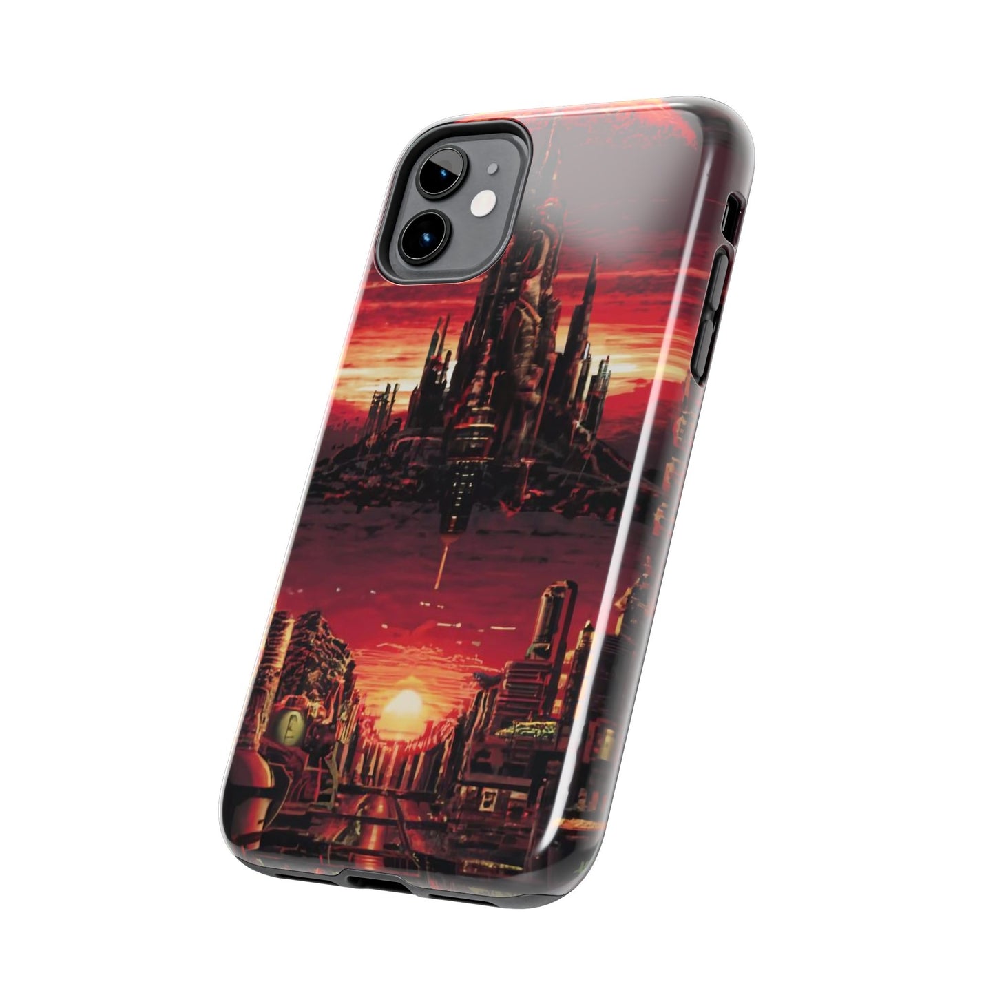 PixelVista Futuristic City Tough Phone Case