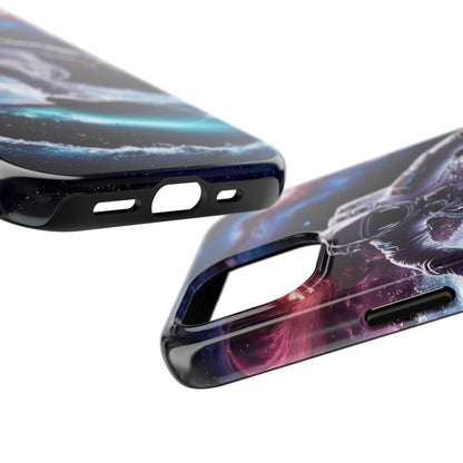 Galactic Wave Rider Astronaut Tough Phone Case