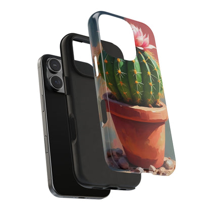 DesertBloom Terracotta Cactus Tough Phone Case