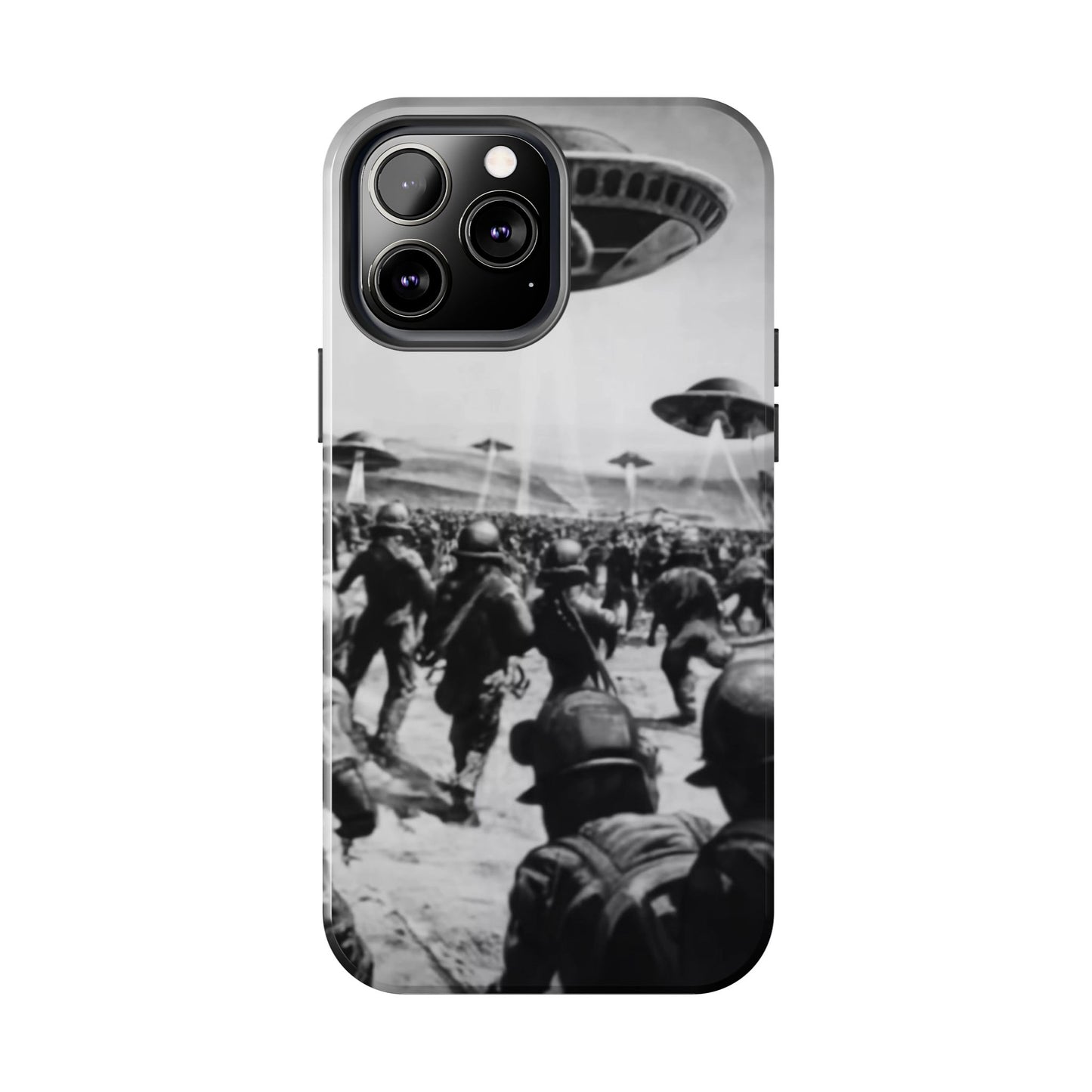 RetroWar UFO Encounter Tough Phone Case