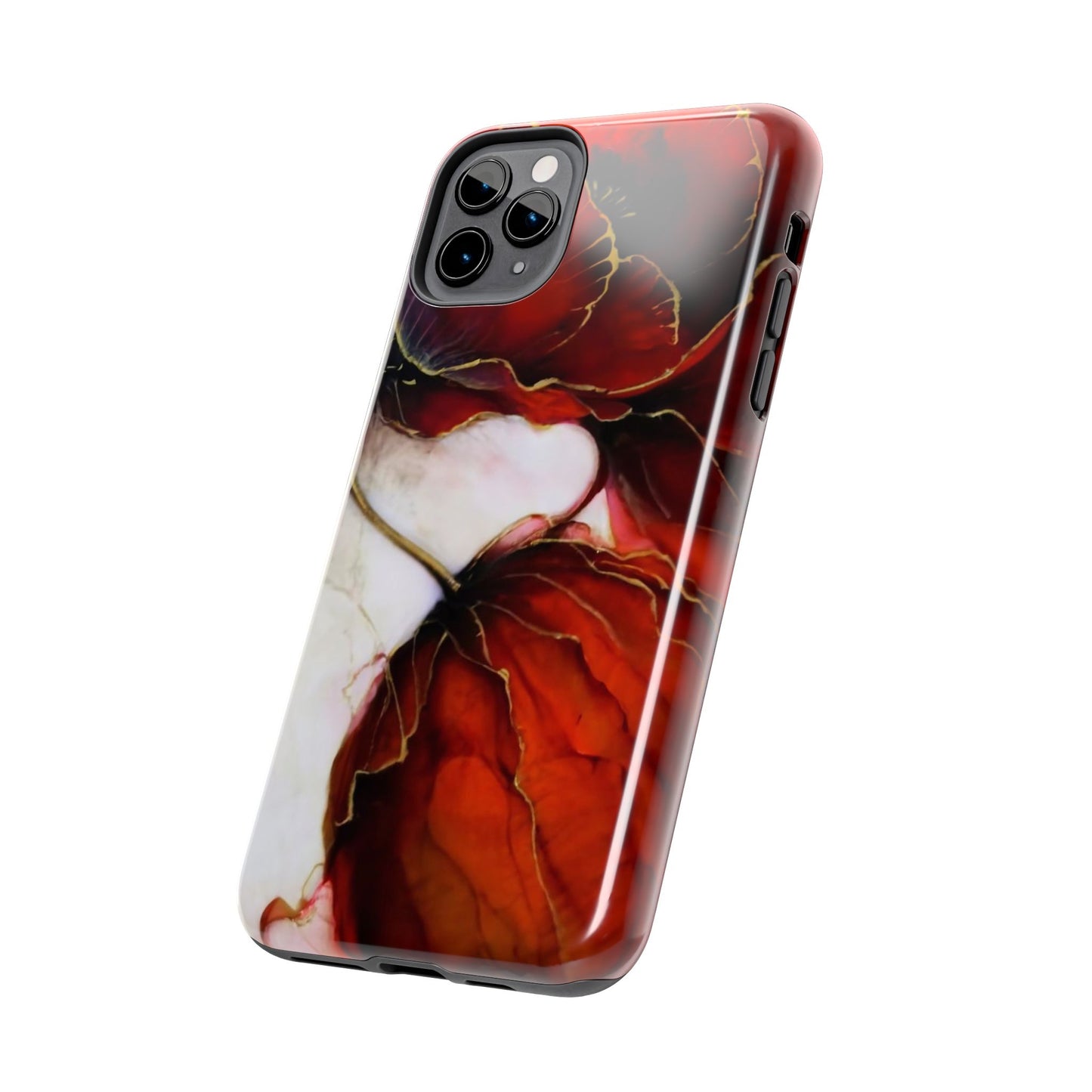 Ethereal Blossom Alcohol Ink Tough Phone Case