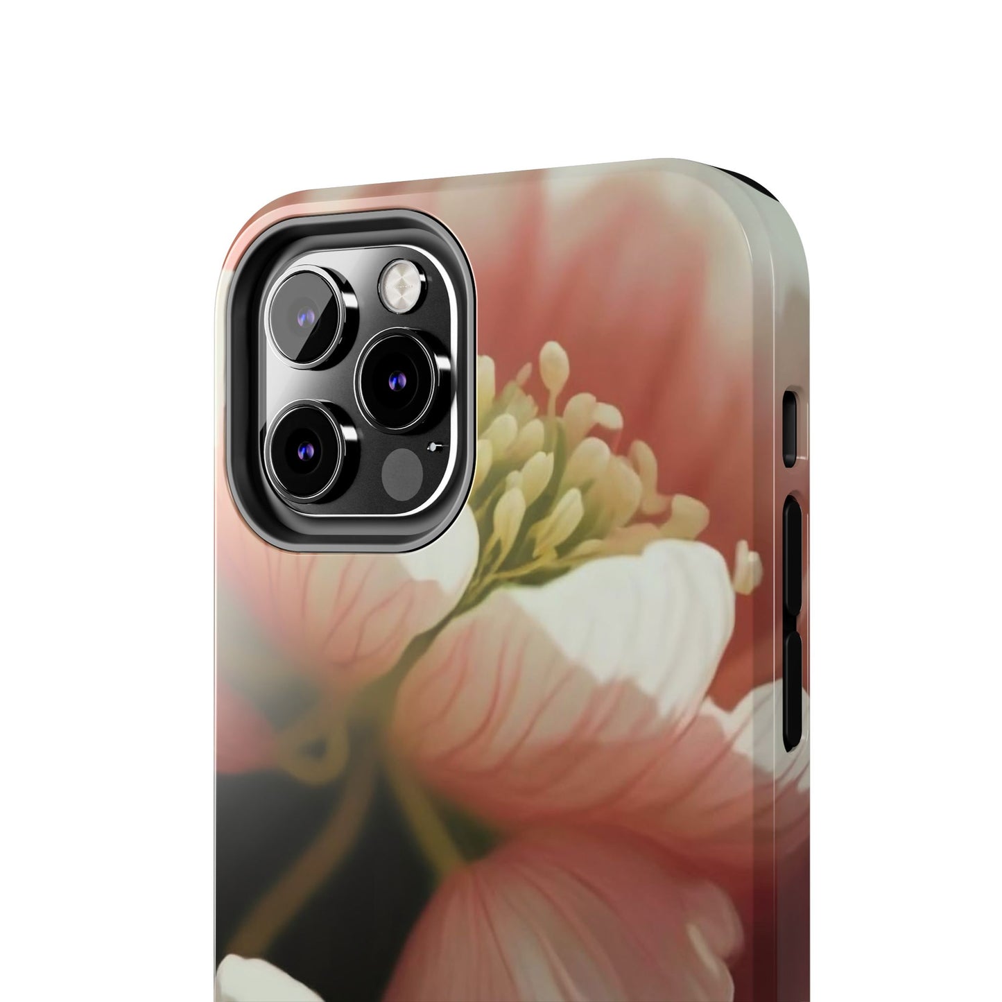 Pink Petal Watercolor Bloom Tough Phone Case