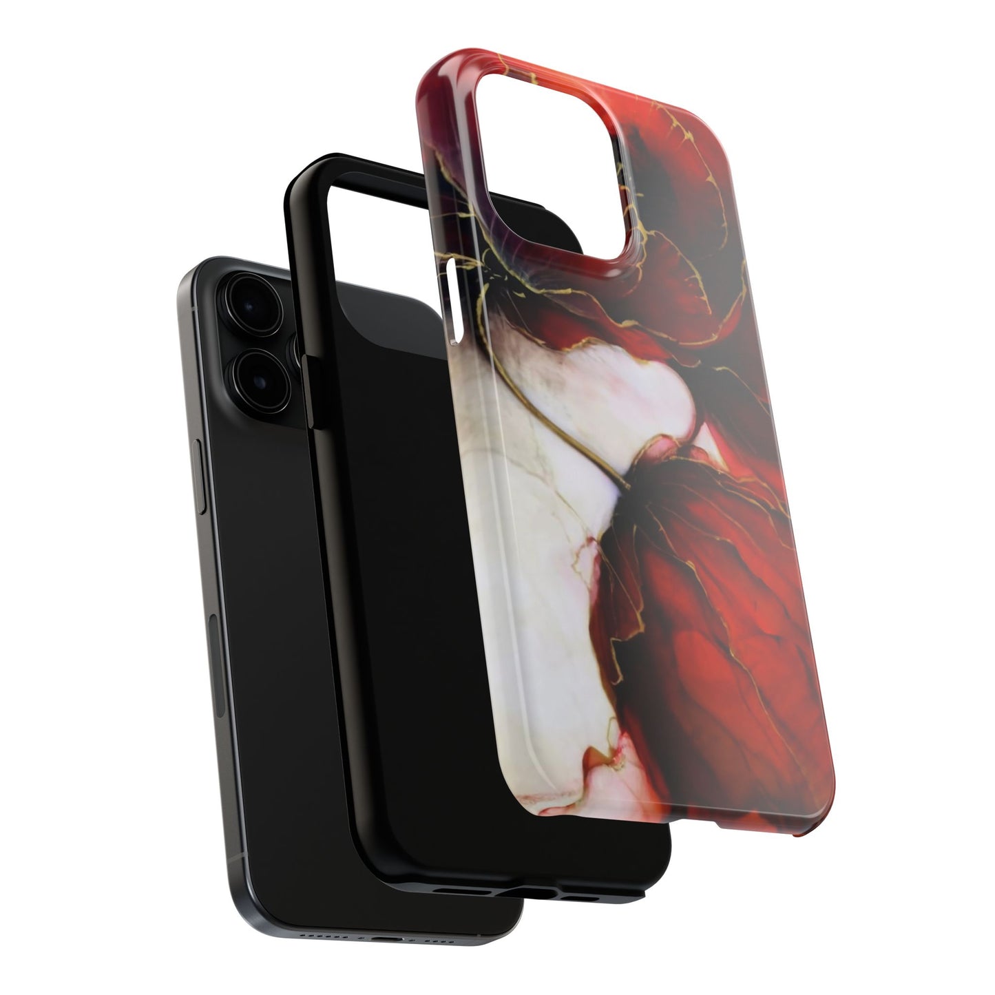 Ethereal Blossom Alcohol Ink Tough Phone Case