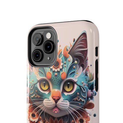 Floral Feline Armor Case