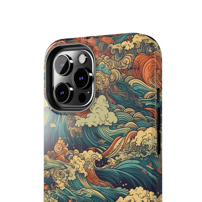 Colorburst Coast - Wave of Colors - Tough Phone Case