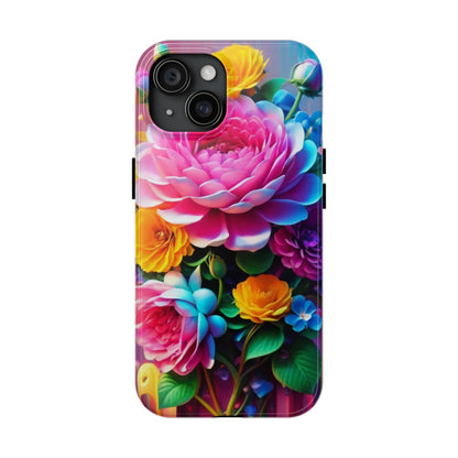 Vibrant Floral Splendor Tough Phone Case