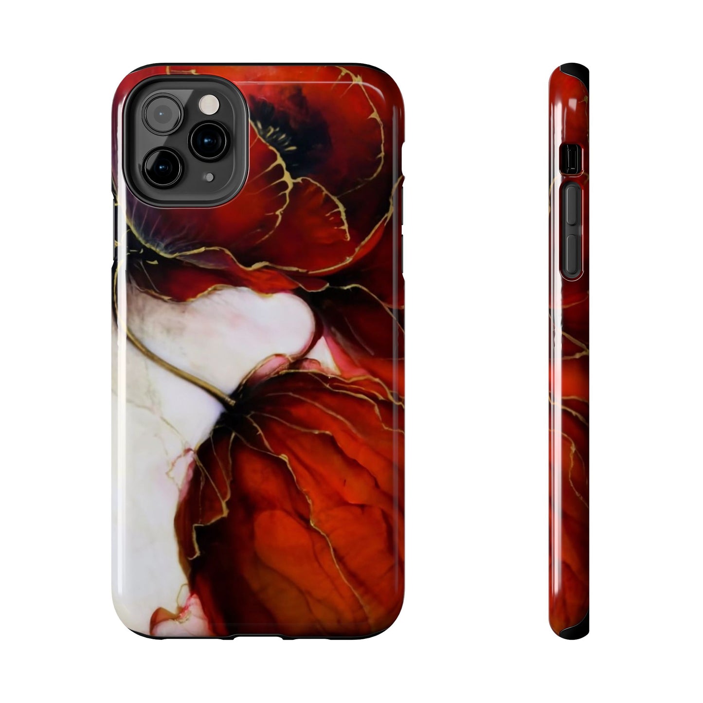 Ethereal Blossom Alcohol Ink Tough Phone Case