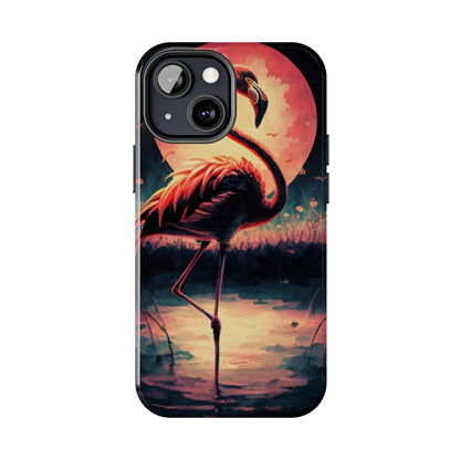 Sunset Flamingo Defender Case