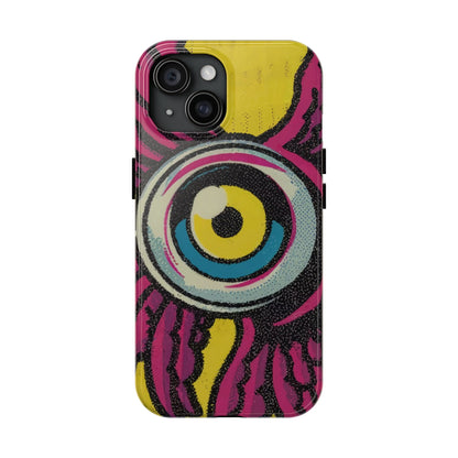 Golden Gaze Winged Eye iPhone Case