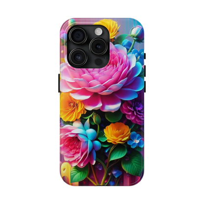 Vibrant Floral Splendor Tough Phone Case