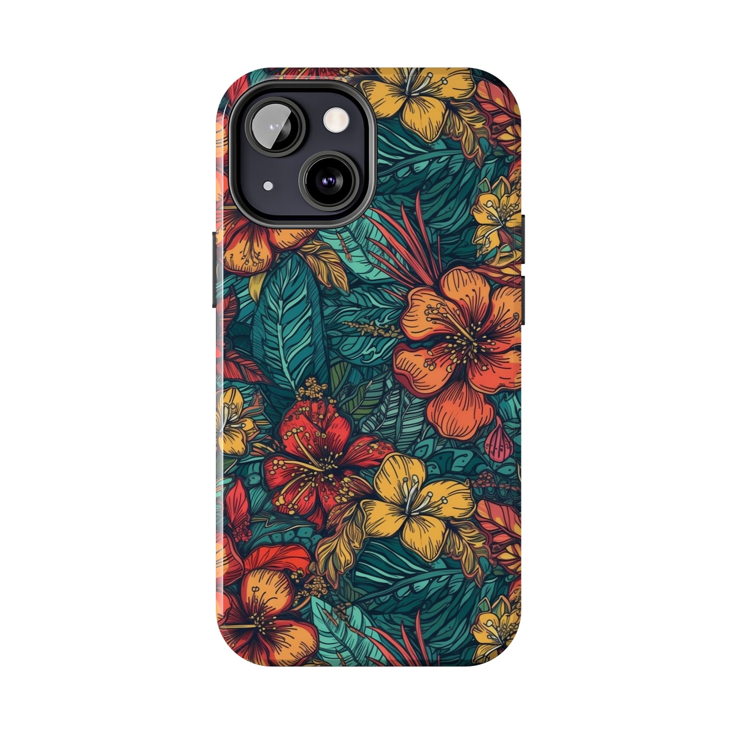 Radiant Frangipani - Hawaiian Tough Phone Case