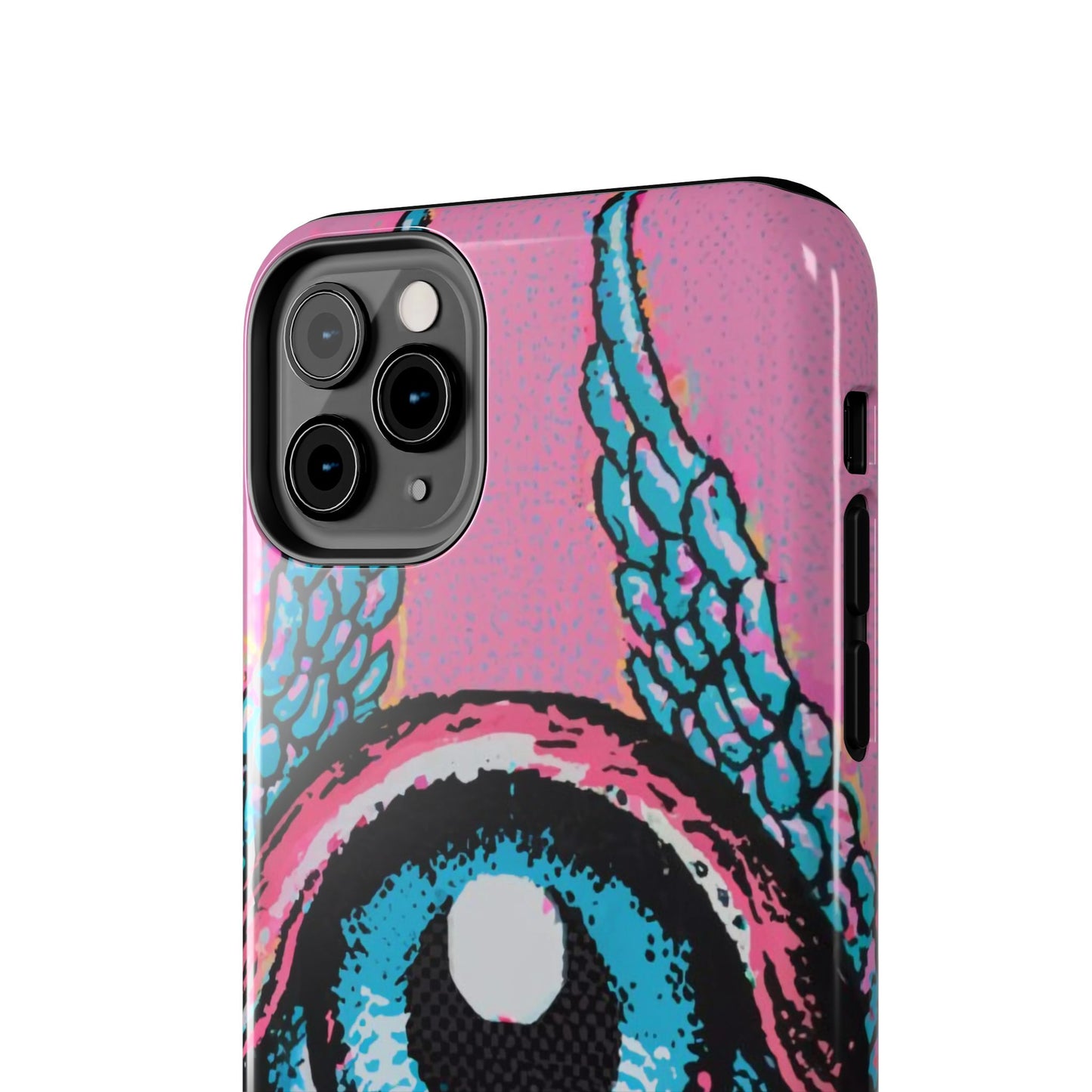 Halftone Horizon Eyeball iPhone Case