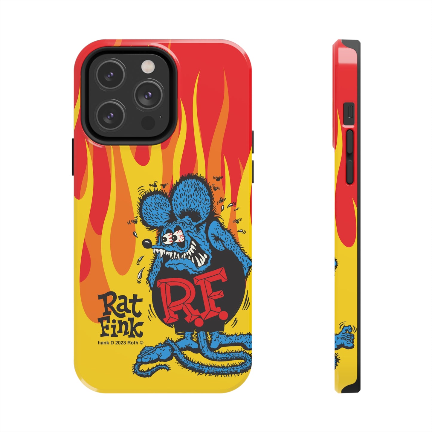 Fink Flames - Yellow/Red - Tough Phone Case