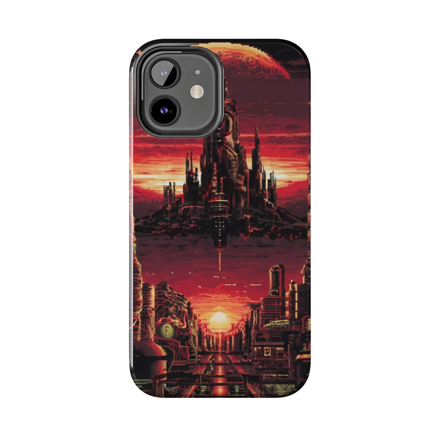 PixelVista Futuristic City Tough Phone Case