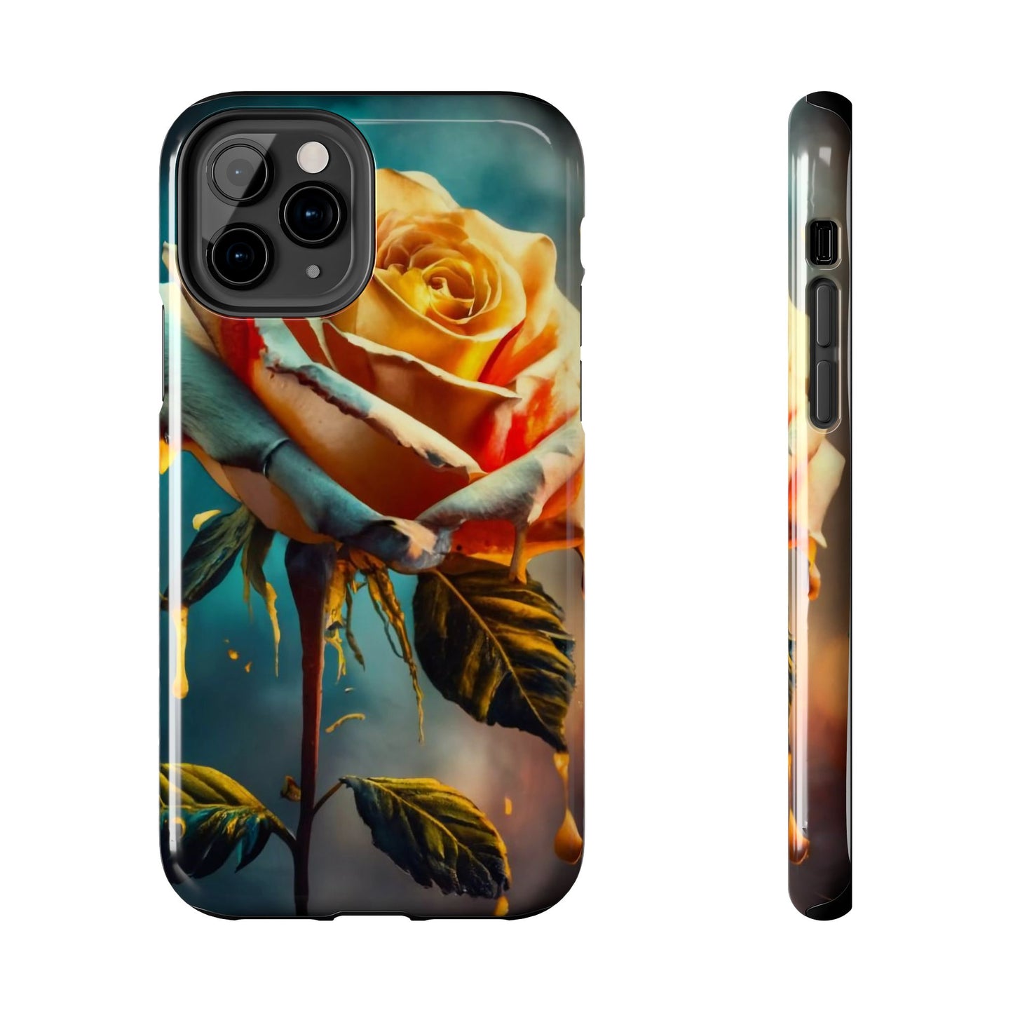 Golden Rose Elegance Tough Phone Case