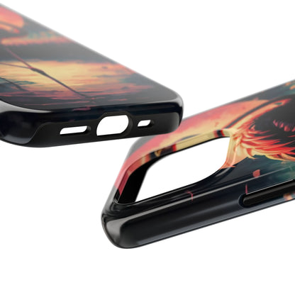 Sunset Flamingo Defender Case