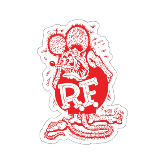 Classic Red Rat Fink Sticker