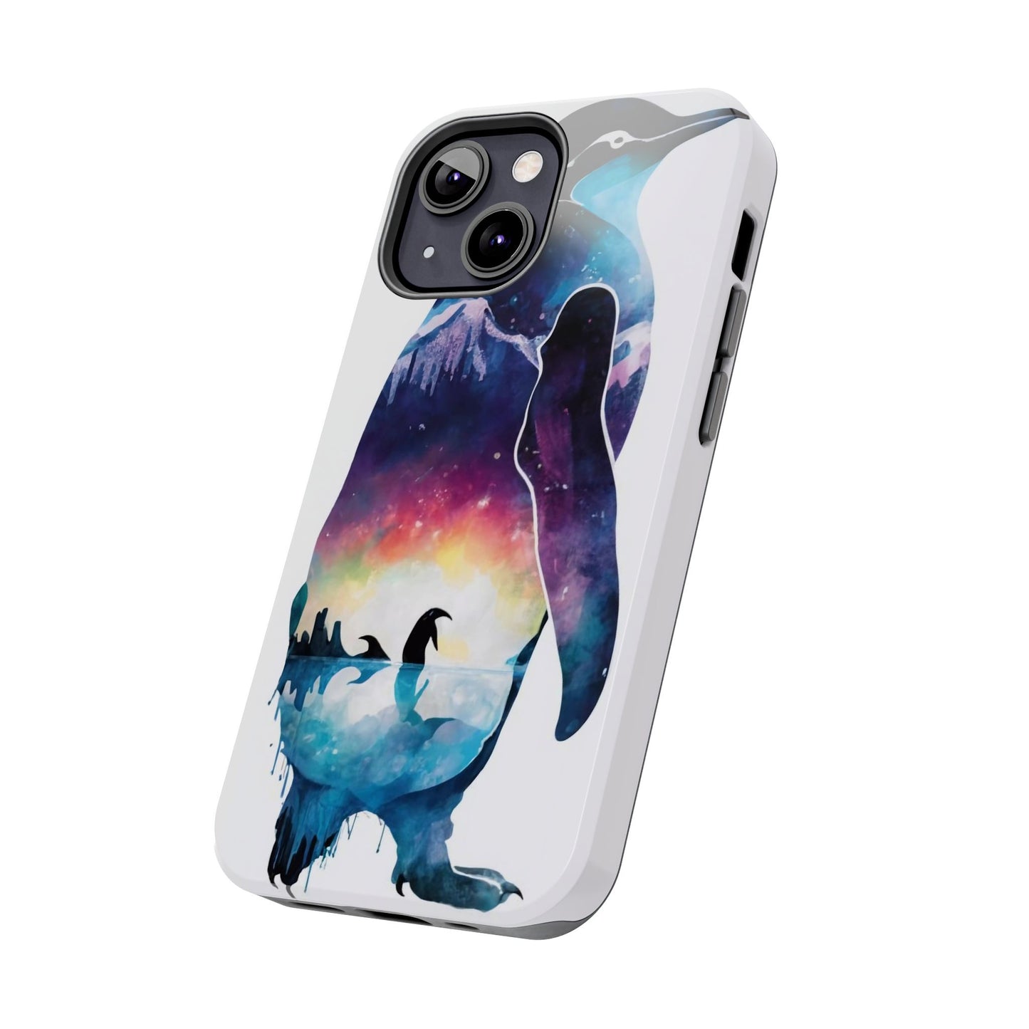 Arctic Majesty Penguin Tough Phone Case