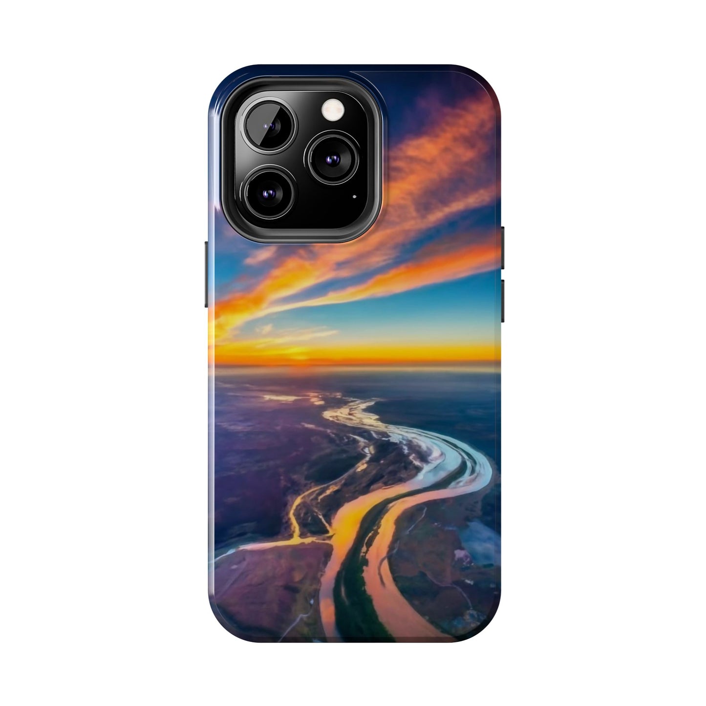 Celestial Sunset Earth View Tough Phone Case