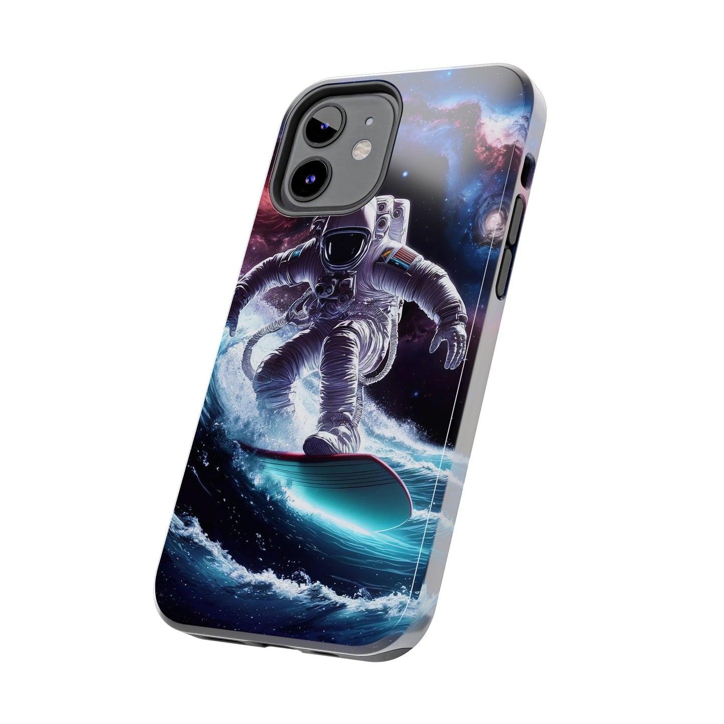 Galactic Wave Rider Astronaut Tough Phone Case