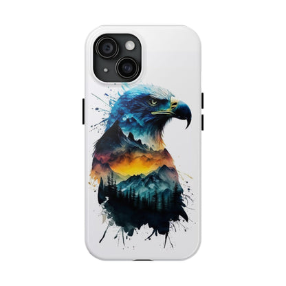 Intense Gaze Bald Eagle Tough Phone Case