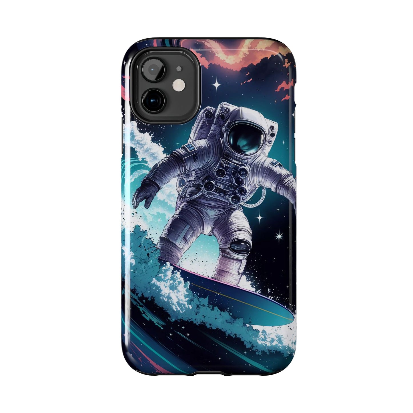 Space Surfer Astronaut Adventure Tough Phone Case