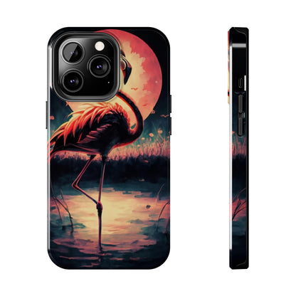 Sunset Flamingo Defender Case