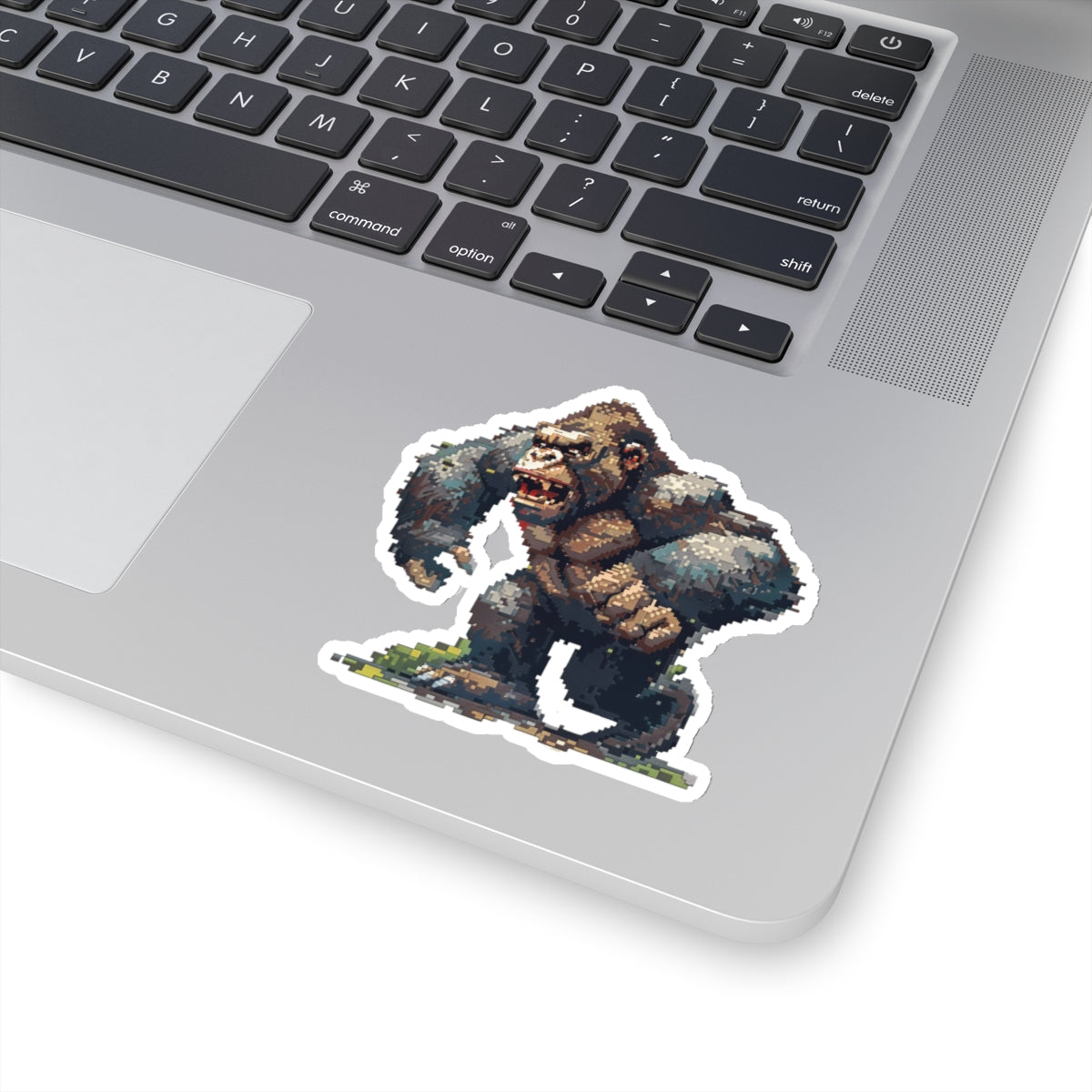 Pixelated Monster Clash Vinyl Sticker