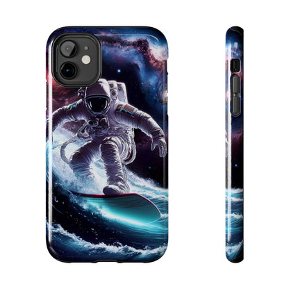 Galactic Wave Rider Astronaut Tough Phone Case