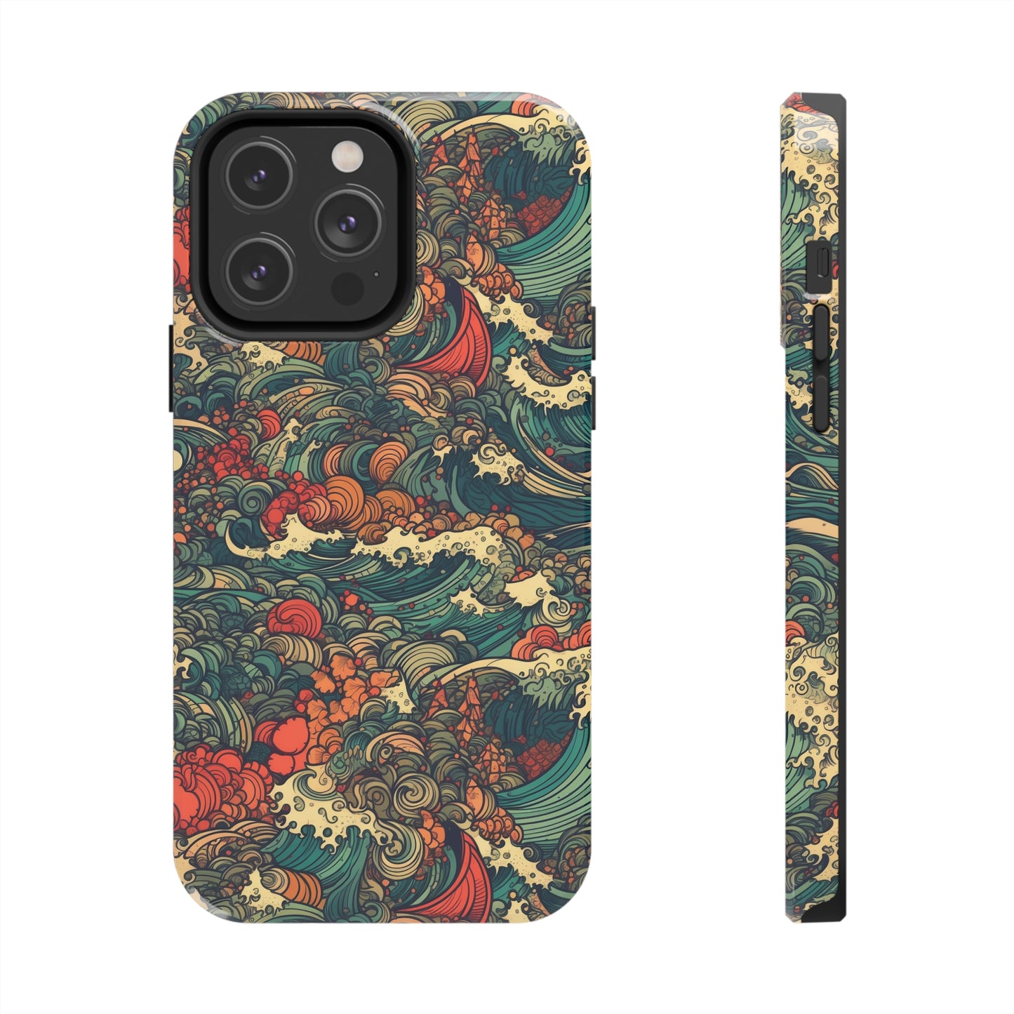 Electric Ocean - Wave of Colors - Tough Phone Cases