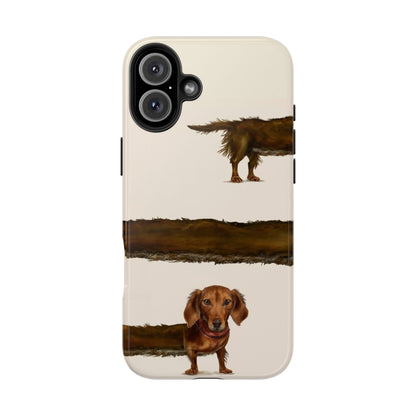 Wraparound Dachshund Long Dog Tough Phone Case