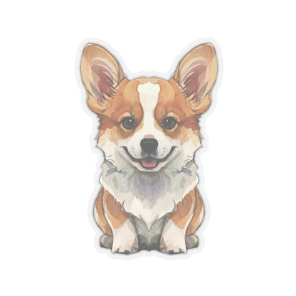 Cute Corgi Watercolor Cartoon Sticker