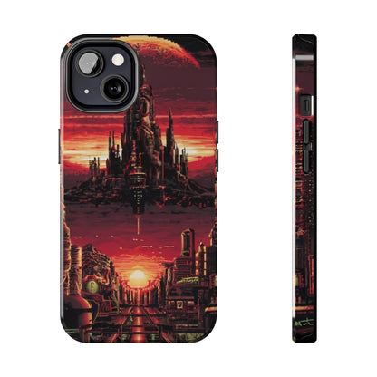 PixelVista Futuristic City Tough Phone Case