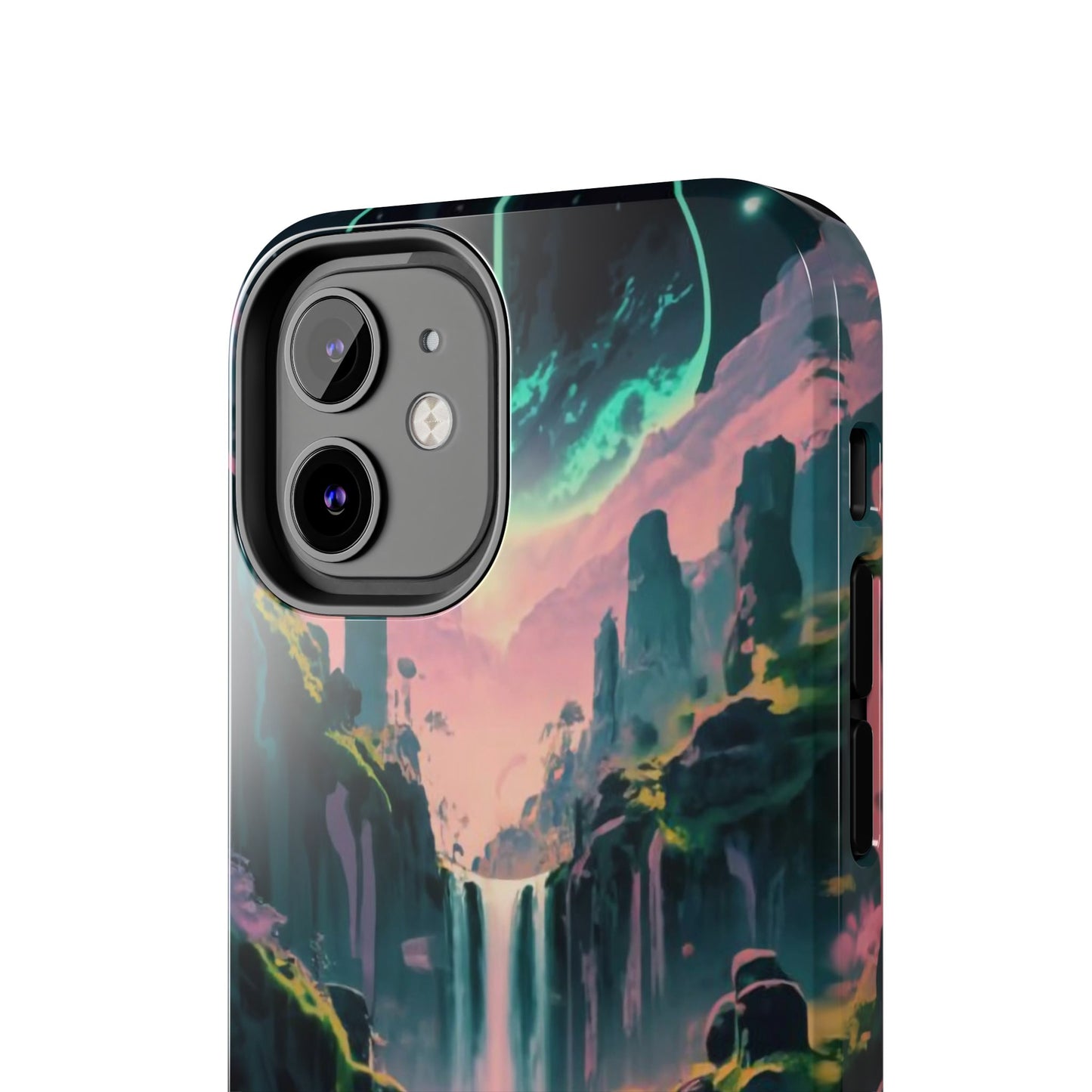 Moonfall Cascades Night View Tough Phone Case