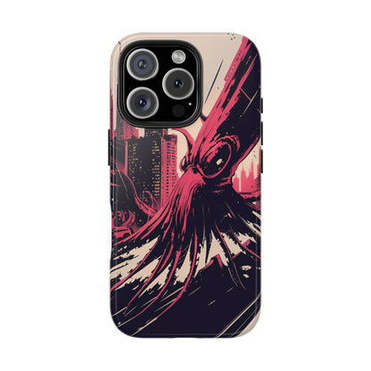 Kraken Rampage Cityscape Tough Phone Case