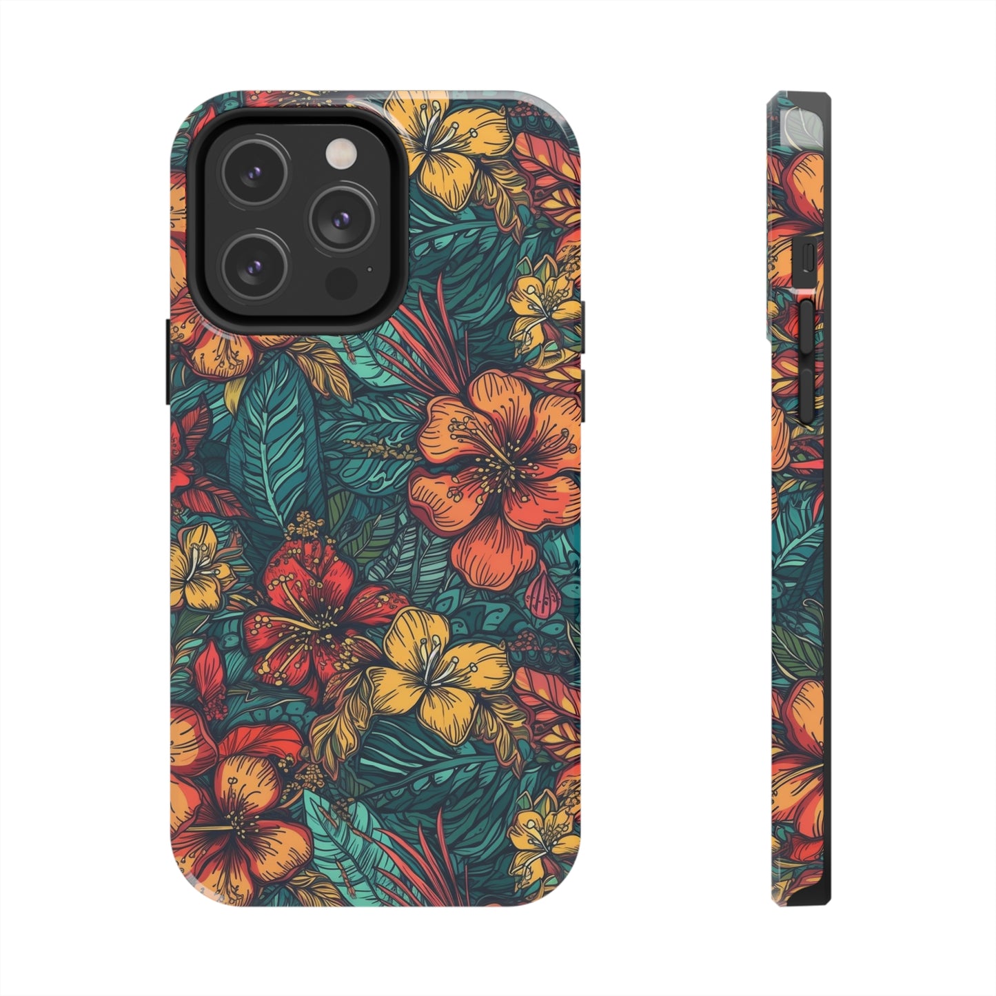 Radiant Frangipani - Hawaiian Tough Phone Case