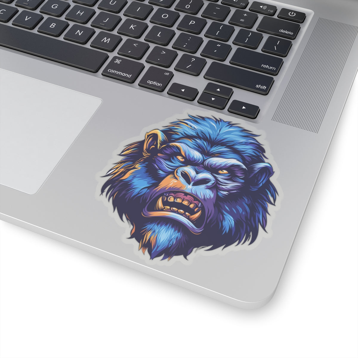 Blue Fury Yeti Vinyl Sticker