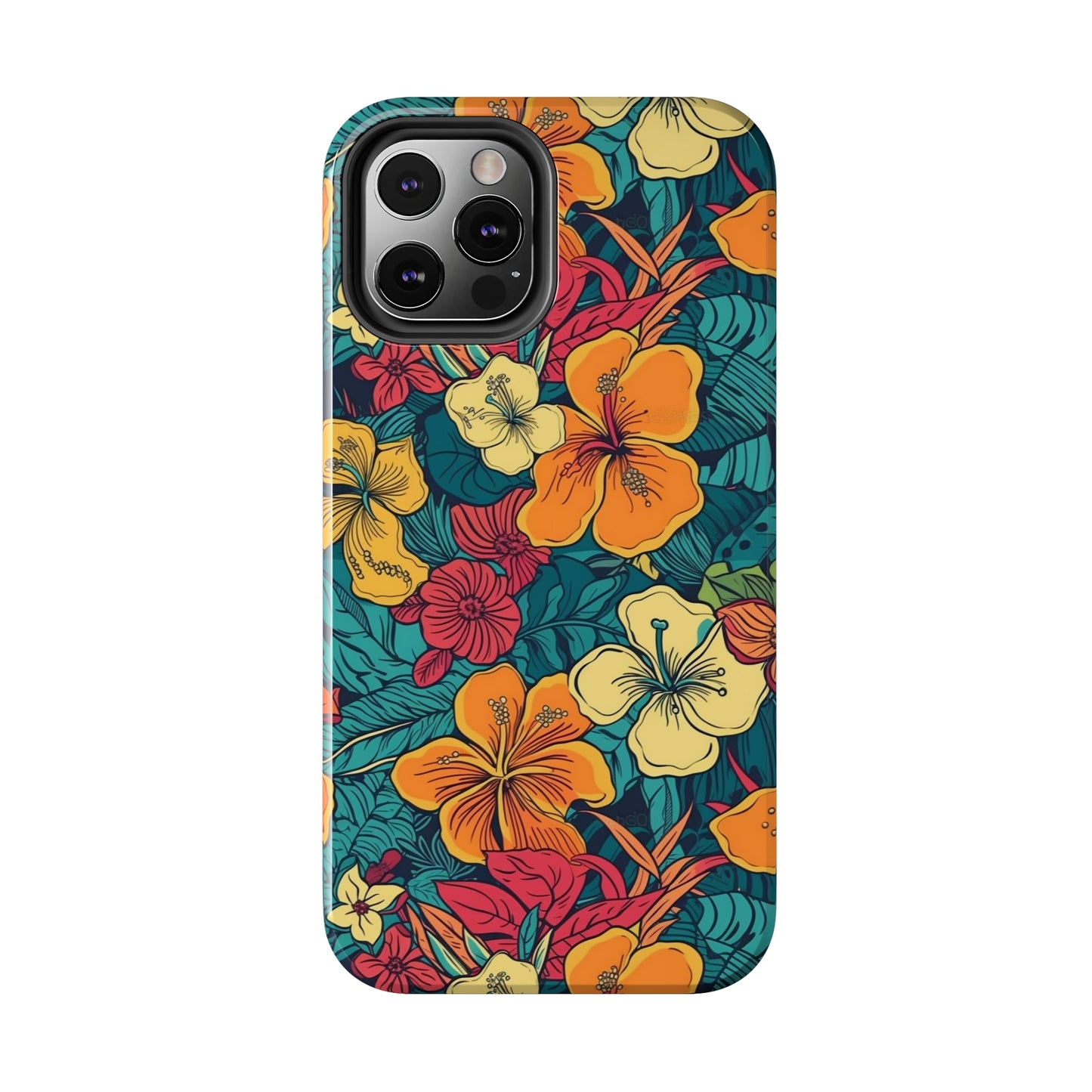 Brilliant Lokelani - Hawaiian Tough Phone Case