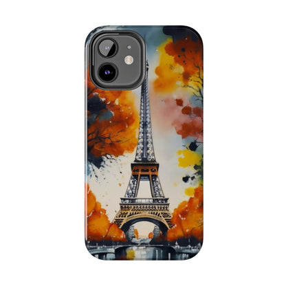 Watercolor Eiffel Twilight Defender Case