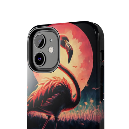 Sunset Flamingo Defender Case