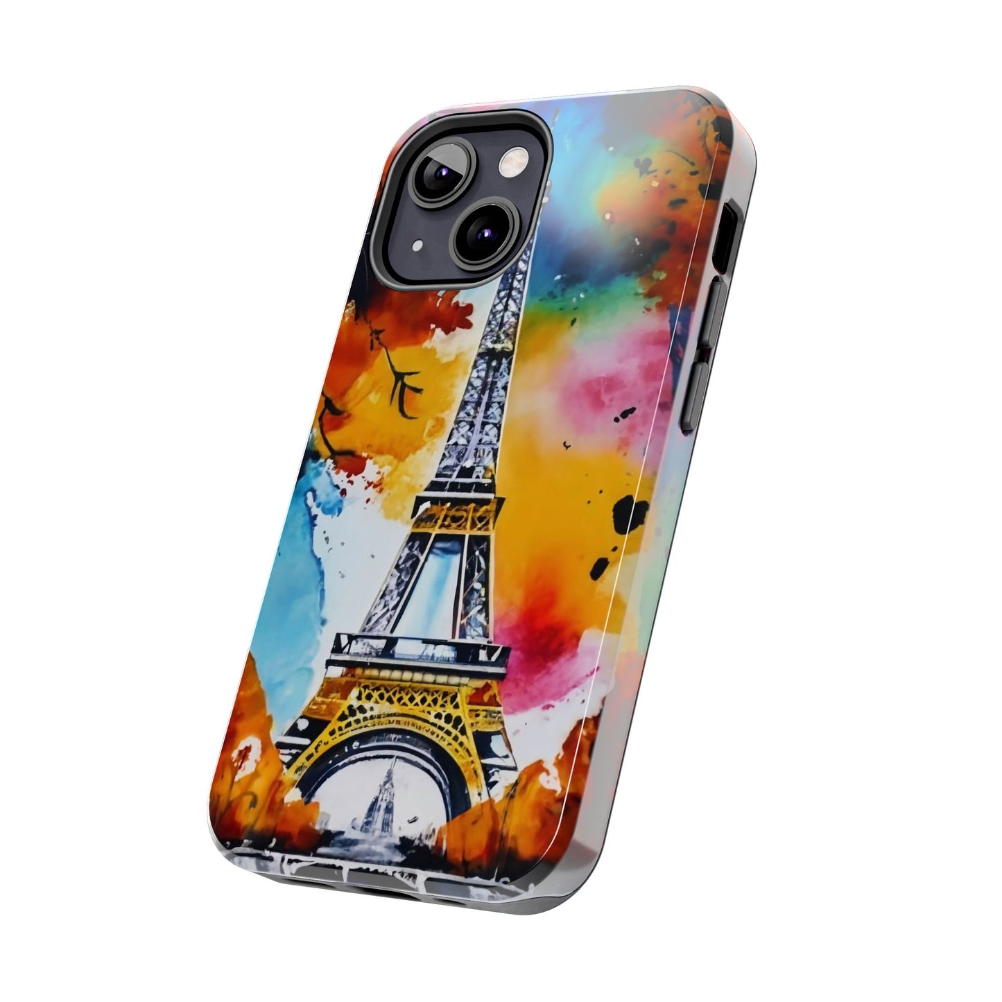 Vibrant Twilight Eiffel Defender Case