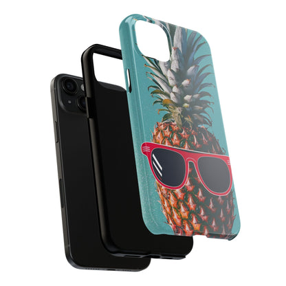 Beach-Ready Pineapple Sunglasses Tough Phone Case