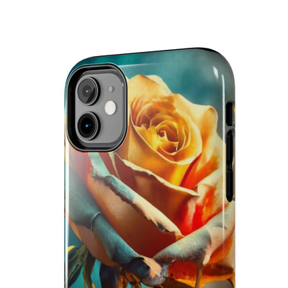 Golden Rose Elegance Tough Phone Case