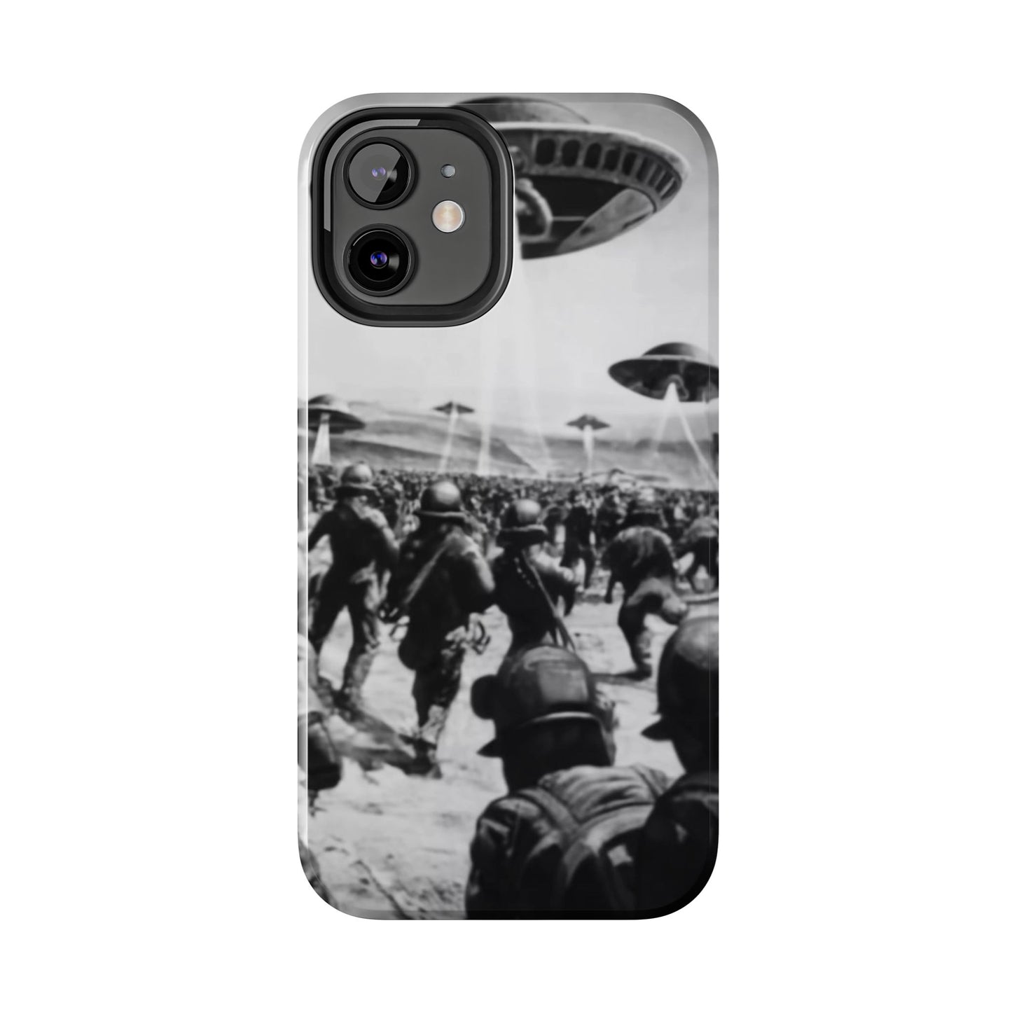RetroWar UFO Encounter Tough Phone Case