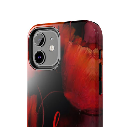 Crimson Love Blossoms Tough Phone Case