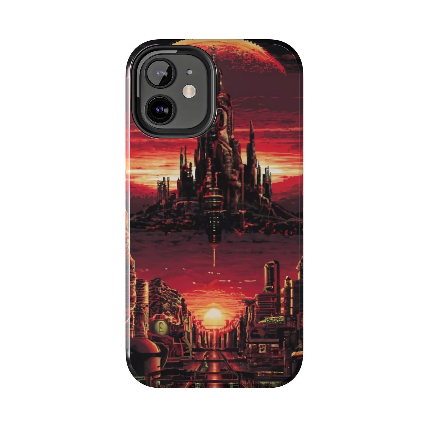 PixelVista Futuristic City Tough Phone Case