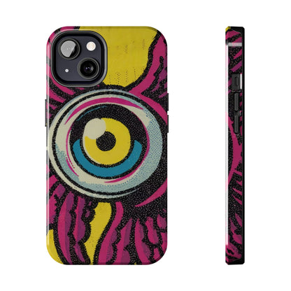 Golden Gaze Winged Eye iPhone Case