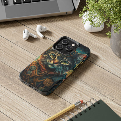 WhimsyCat Starry Night Tough Phone Case