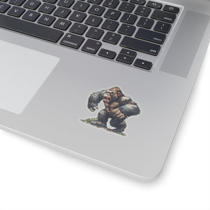 Pixelated Monster Clash Vinyl Sticker